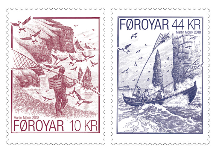 Färöiska frimärken 2018