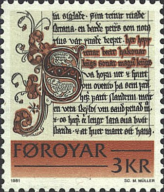 Fårbrevet uppmärksammades som frimärke 1981